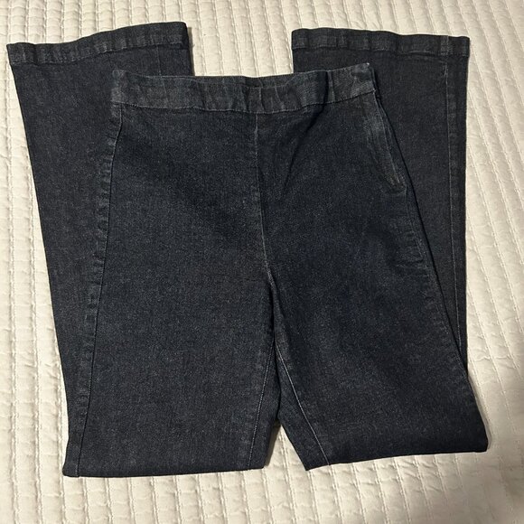 Express Women’s Dark Wash Denim Pants Size 8 Regular - Picture 1 of 16